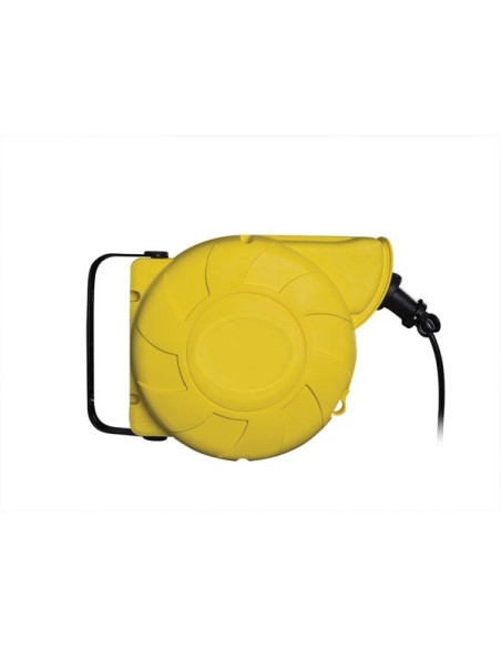 AUTO-REWIND CABLE REEL - WALL MOUNT - 13+2 m - SCHUKO