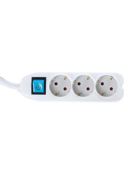 3-FACH-STECKDOSENLEISTE MIT KABELBOX - SCHUKO