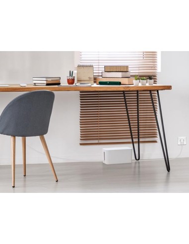 3-FACH-STECKDOSENLEISTE MIT KABELBOX - SCHUKO