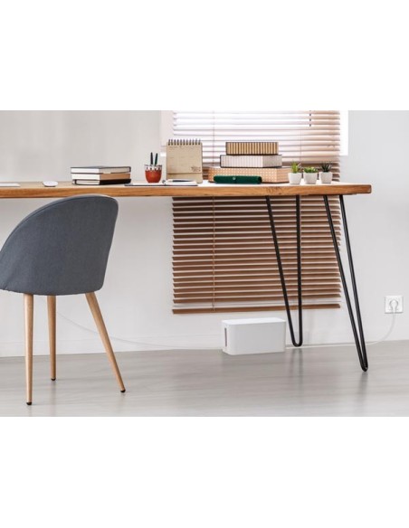 3-FACH-STECKDOSENLEISTE MIT KABELBOX - SCHUKO
