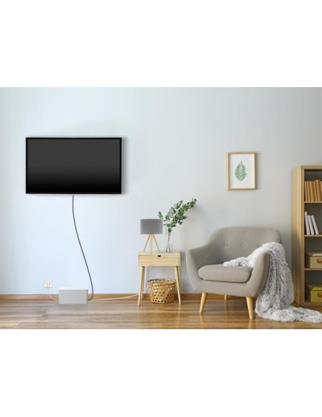 3-FACH-STECKDOSENLEISTE MIT KABELBOX - SCHUKO