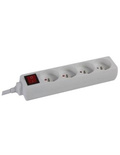 4-FACH-STECKDOSENLEISTE - MIT SCHALTER - STECKER-TYP E...