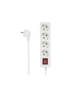 4-WAY SOCKET-OUTLET WITH SWITCH - SCHUKO 2