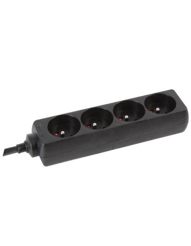 4-WAY SOCKET-OUTLET WITH SHRINK TUBE - 3G2.5 - 5 m - PIN EARTH