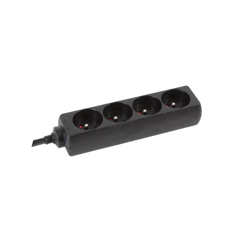 4-WAY SOCKET-OUTLET WITH SHRINK TUBE - 3G2.5 - 1.5 m - PIN EARTH