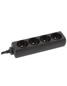 4-FACH-STECKDOSENLEISTE MIT SCHRUMPFSCHLAUCH - 3G1.5 - 5...