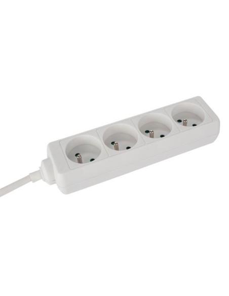 MULTIPRISE À 4 PRISES - CÂBLE DE 5 m - BLANC