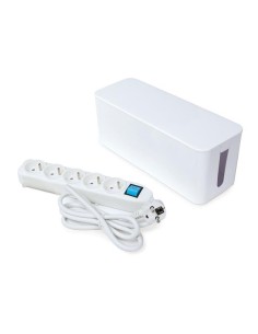BLOC MULTIPRISE AVEC BOÎTE DE RANGEMENT - 5 PRISES -...