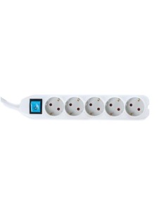 BLOC MULTIPRISE AVEC BOÎTE DE RANGEMENT - 5 PRISES - SCHUKO 2