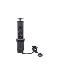 2-WAY POP-UP DESKTOP SOCKET - SCHUKO