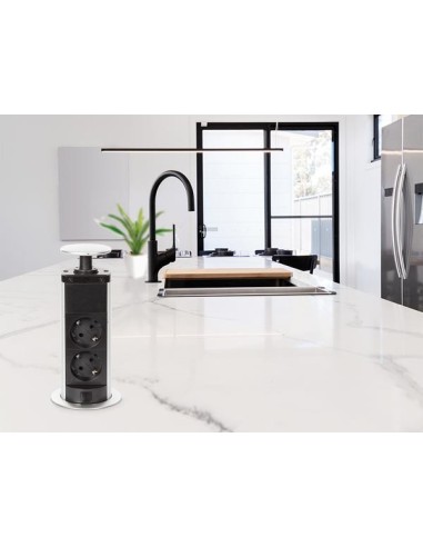 2-FACH-STECKDOSENTURM - VERSENKBAR -...