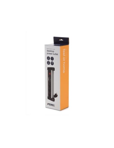 3-VOUDIGE DESKTOP-STEKKERDOOS MET 2 USB-POORTEN...