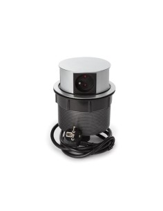 4-FACH-STECKDOSENTURM - VERSENKBAR - STECKER-TYP E...