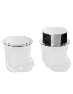 4-FACH-STECKDOSENTURM - VERSENKBAR - STECKER-TYP E... 2