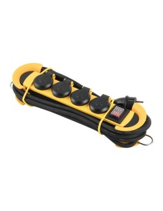 HEAVY-DUTY SOCKET OUTLET - 4 SOCKETS - CABLE MANAGEMENT -...