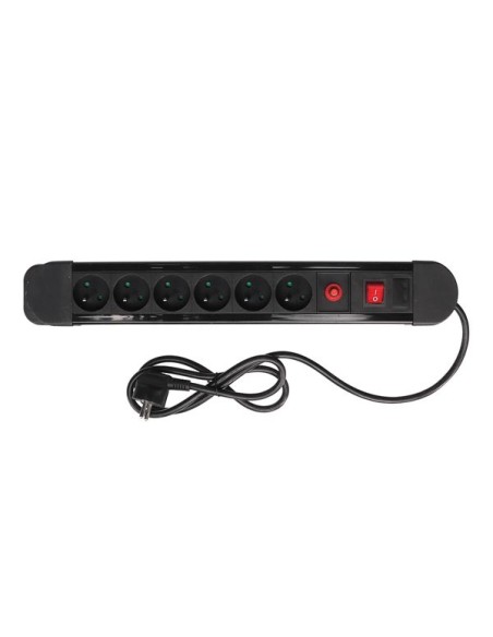 6-WAY SOCKET-OUTLET WITH OVERLOAD PROTECTION - SCHUKO