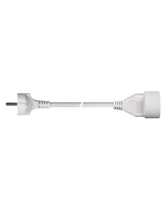 EXTENSION CABLE - 3 m - WHITE - 3G1.5 - FRENCH SOCKET 2