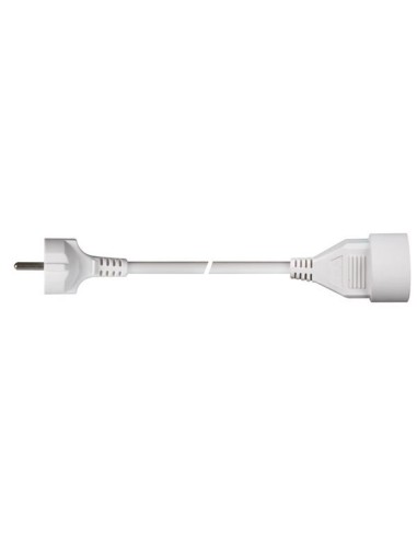 VERLÄNGERUNGSKABEL - 3 m - WEIß - 3G1.5 -...