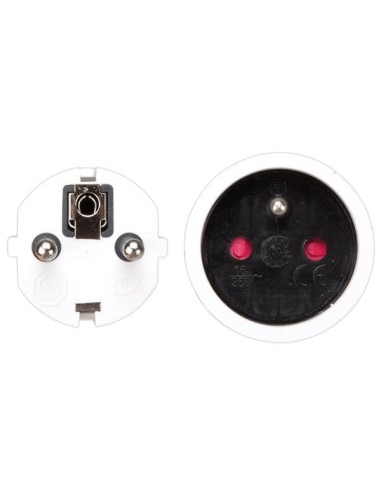 EXTENSION CABLE - 3 m - WHITE - 3G1.5 - FRENCH...