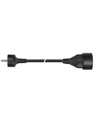 EXTENSION CABLE - 3 m - BLACK - 3G1.5 - FRENCH...