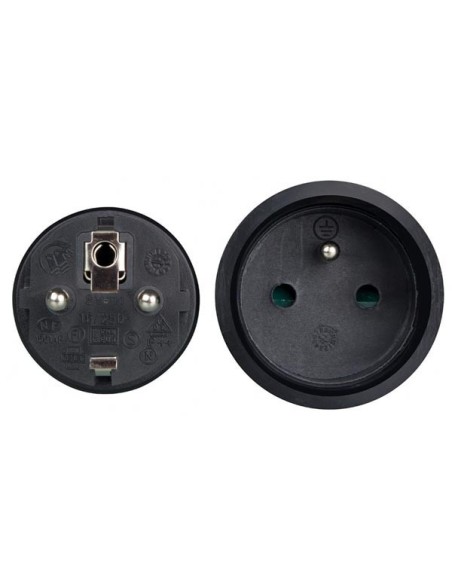 VERLENGKABEL - 3 m - ZWART - 3G1.5 - PENAARDE