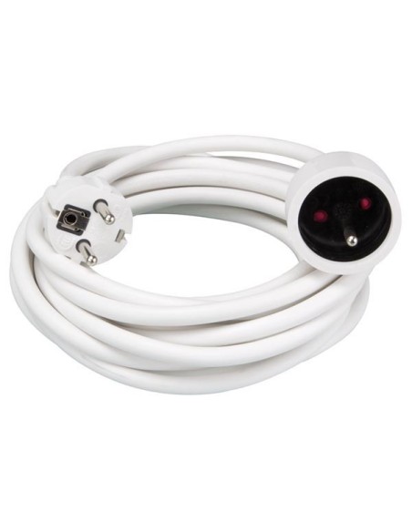 RALLONGE - 5 m - BLANC - 3G1.5 - TERRE FRANÇAISE