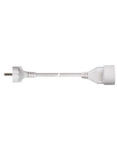 EXTENSION CABLE - 5 m - WHITE - 3G1.5 - FRENCH...