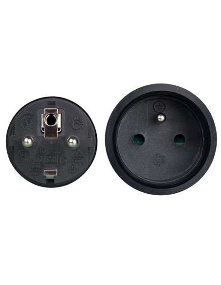 VERLENGKABEL - 5 m - ZWART - 3G1.5 - PENAARDE