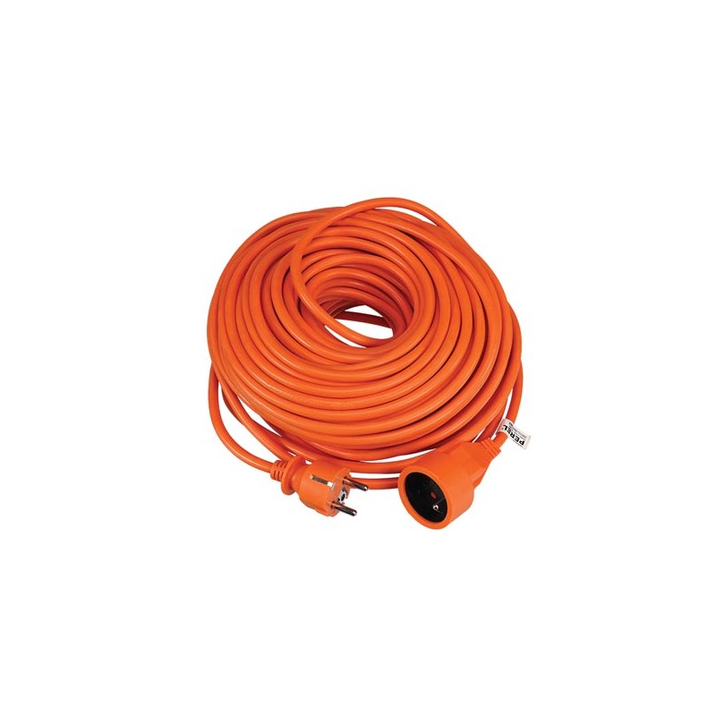 EXTENSION CABLE - 40 m - ORANGE - FRENCH SOCKET