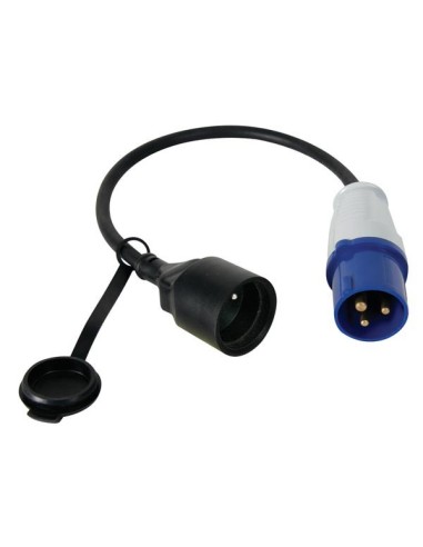 ADAPTER CABLE SOCKET TO CEE PLUG - FRENCH SOCKET - H07RN-F 3G2.5 - 0.4 m