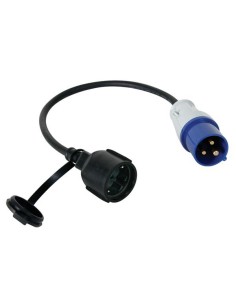 VERLOOPKABEL VAN SCHUKOSTEKKER NAAR CEE-STEKKER -...