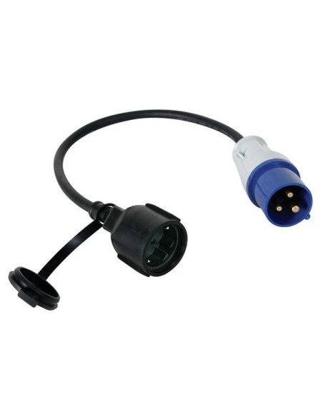 KABEL - KUPPLUNG AUF CEE-STECKER - SCHUTZKONTAKT (DEUTSCHES SYSTEM) - H07RN-F 3G2.5 - 0.4 m