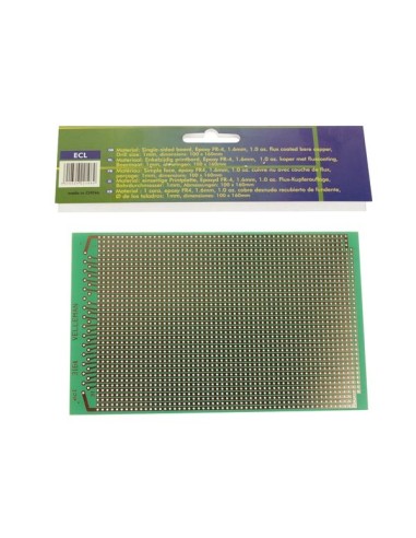 EUROCARD FULL LINE PATTERN - 100x160mm - FR4 (1pc/bl.)