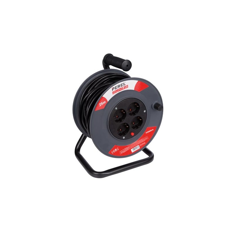 CABLE REEL 25 m - 3G1.5 - 4 SOCKETS