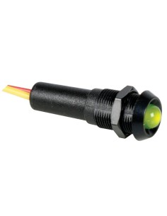 LED-SIGNALLEUCHTE 24 V GRÜN - SCHWARZES GEHÄUSE