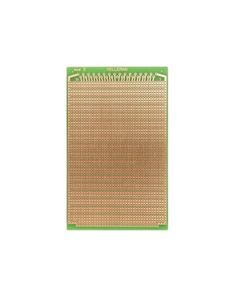 EUROCARD PASTILLE 3 TROUS - 100x160mm - FR4 (1pc/bl)