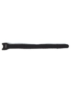 BLACK HOOK&LOOP CABLE STRAPS - 12.5 x 300 mm (10 pcs)