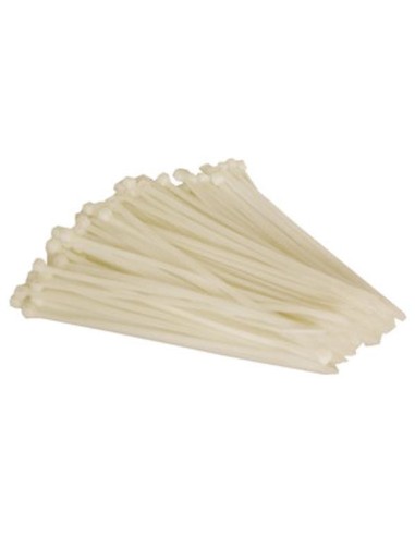 NYLON CABLE TIE SET - 4.6 x 200 mm - WHITE (100 pcs)