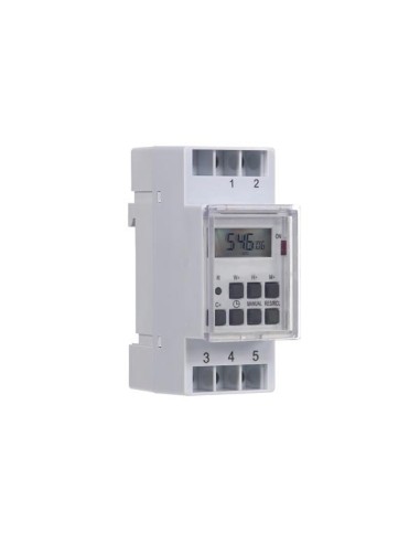 DIGITAL TIMER - DIN RAIL MOUNTING - WEEKLY PROGRAMMABLE