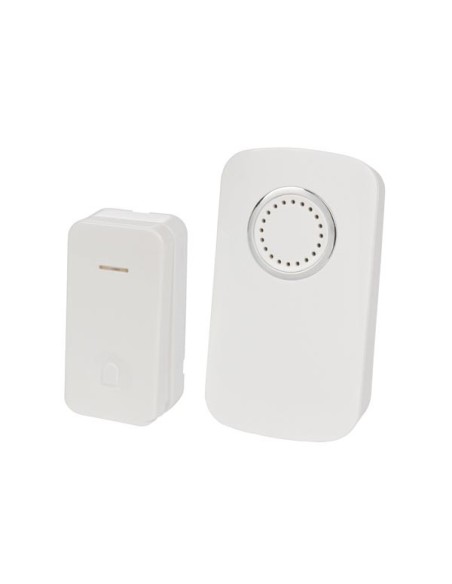 WIRELESS BATTERY OPERATED DOOR BELL KIT WITH 1 KINETIC PUSH BUTTON