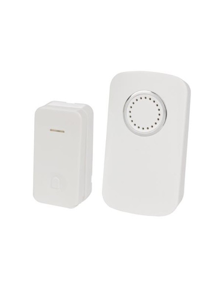 WIRELESS PLUG-IN DOOR BELL KIT WITH 1 KINETIC PUSH BUTTON