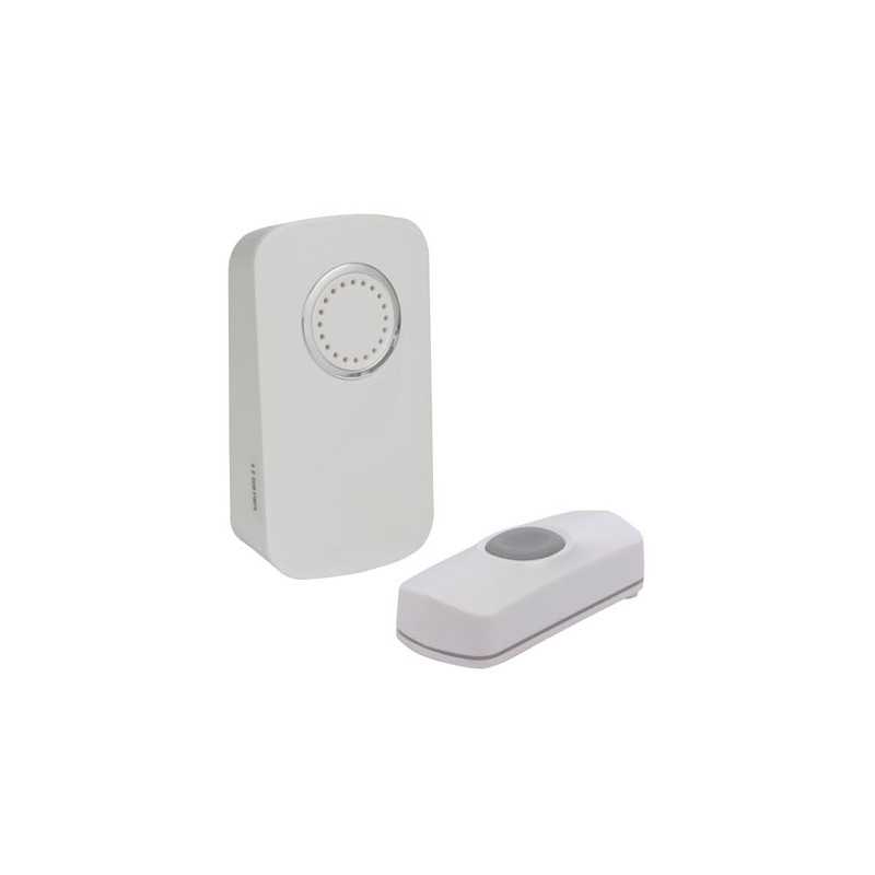 WIRELESS BATTERY OPERATED DOOR BELL KIT WITH 1 PUSH BUTTON