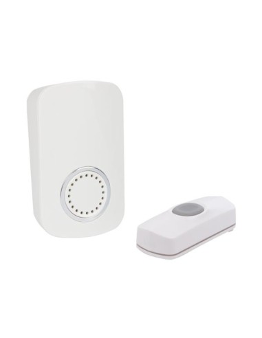 WIRELESS PLUG-IN DOOR BELL KIT WITH 1 PUSH BUTTON