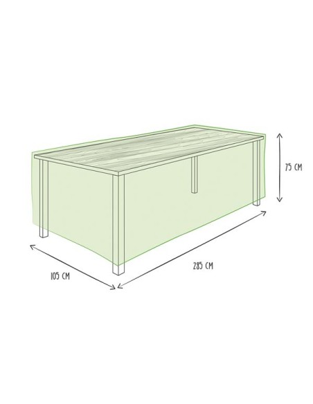 Outdoor cover for table up to 280 cm