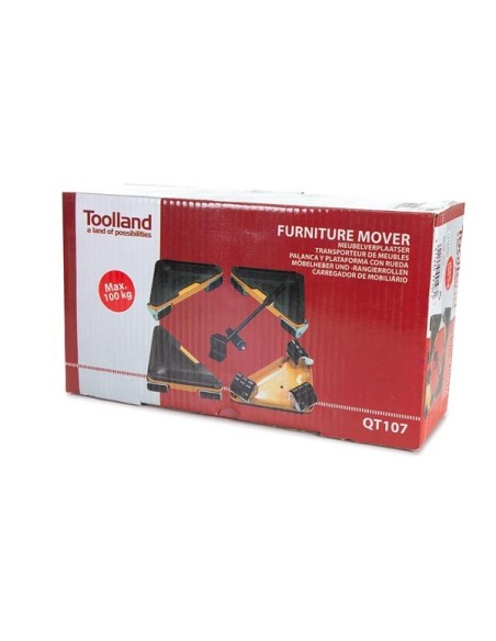 TRANSPORTEUR DE MEUBLES - RENFORCÉ - CHARGE MAX. 100 kg - 4 pcs