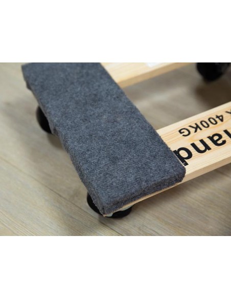 MEUBELROLLER - RECHTHOEKIG - 460 x 320 mm - MAX. LAST 400 kg