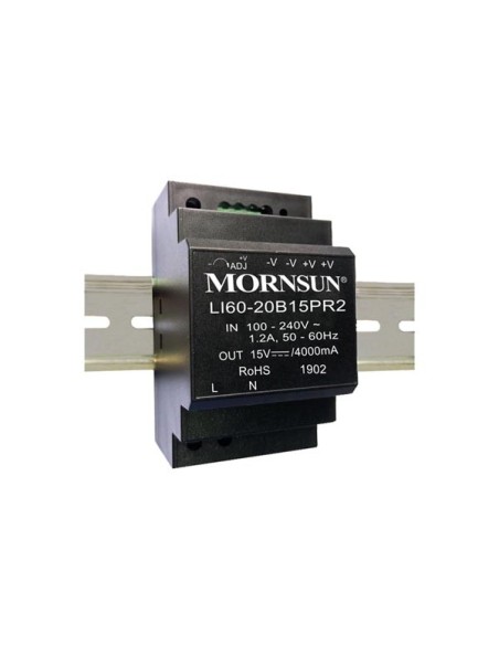 Industriële voeding op DIN-rail - enkele uitgang - 60 W - 12 V - 4.5 A