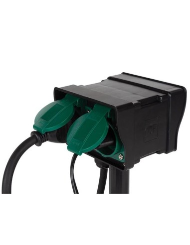 2-WEG STOPCONTACT MET TIMER - GEBRUIK...