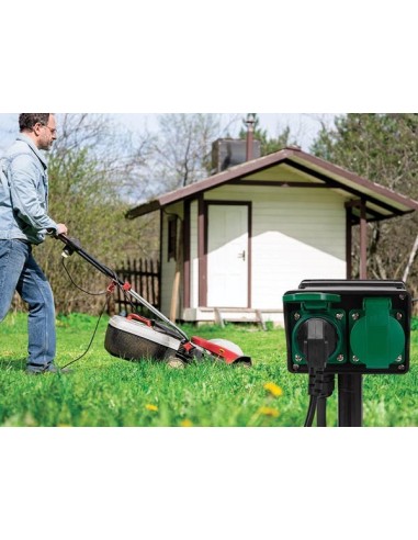 2-WEG STOPCONTACT MET TIMER - GEBRUIK...