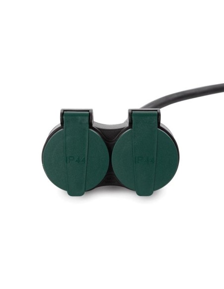 OUTDOOR EXTENSION CORD WITH 2 OUTLETS - SCHUKO - 10 m